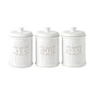 TAWCHES Doric Scroll Ceramic Canisters Sets For The Kitchen Canisters