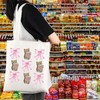 Coquette Cat Tote Bag Cat Lover Gift Soft Girl Gift