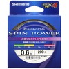 シマノ(SHIMANO) PEライン スピンパワー EX4 200m 0.6号 マルチカラー PL-N61L 釣り糸