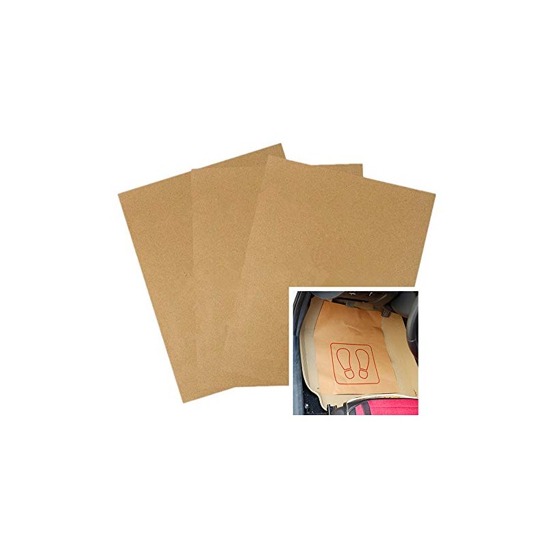 Moyishi Disposable Automotive Interior Protection Floor-Mate Eco-Barrier Recycled Paper Mat,Set
