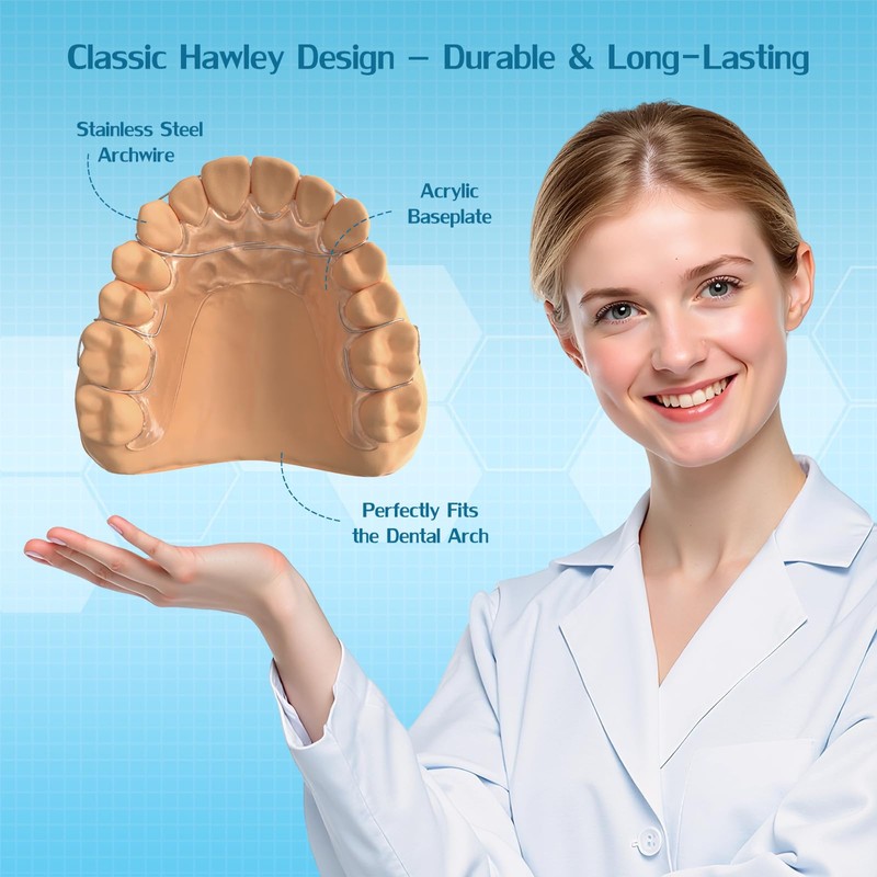 Hawley Retainers for Adults, Custom Retainers for Upper and Lower
