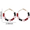 Baseball Hoop Earrings for Women Girls Friend Gifts for Women