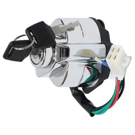 Ignition Switch Fuel Cap Helmet Steering Lock Key Set Replacement for Honda Shadow VT600 VLX VT 600 750 1991-2013