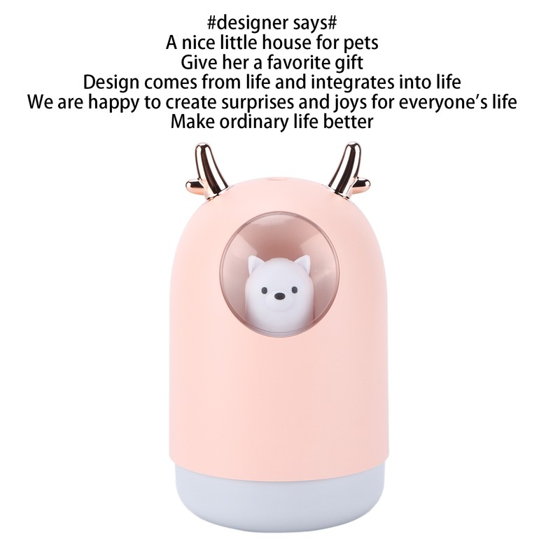 Humidifier USB Mini Home Bedroom Mute Small Desktop Cute Pet