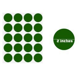 400PCS Round Sticker Labels Colored 2 Inch, Color Small Dot Stickers for Organizing Office Moving Boxes Garage Sale Price Tag Packing Labels - Removable Labels Easy Peel Off