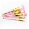 Baluue 15pcs Handle Makeup Brush Set for Liquid Foundation Powder