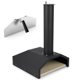 Stanbroil 14 Inch Outdoor Pizza Oven Box Fits Wood Burning Stove, Wood Fired Pizza Maker with Pizza Stone for Grill/Stove Top