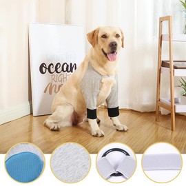 XGOPTS Dog Leg Joint Protector Shoulder Sleeve Elbow Brace For Medium Large Dogs Leg Support Front Leg Brace For Injury Recovery XL