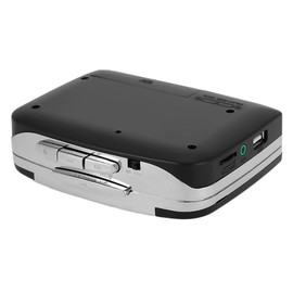 Aswalling Tape-to-MP3 Converter USB Cassette Player Auto Partition Recorder Save to USB Flash Disk Standalone with Earphone