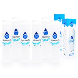 6-Pack Replacement for Bosch B36IT71SNS Refrigerator Water Filter - Compatible with Bosch ULTRACLARITY, 644845 Fridge Water Filter Cartridge