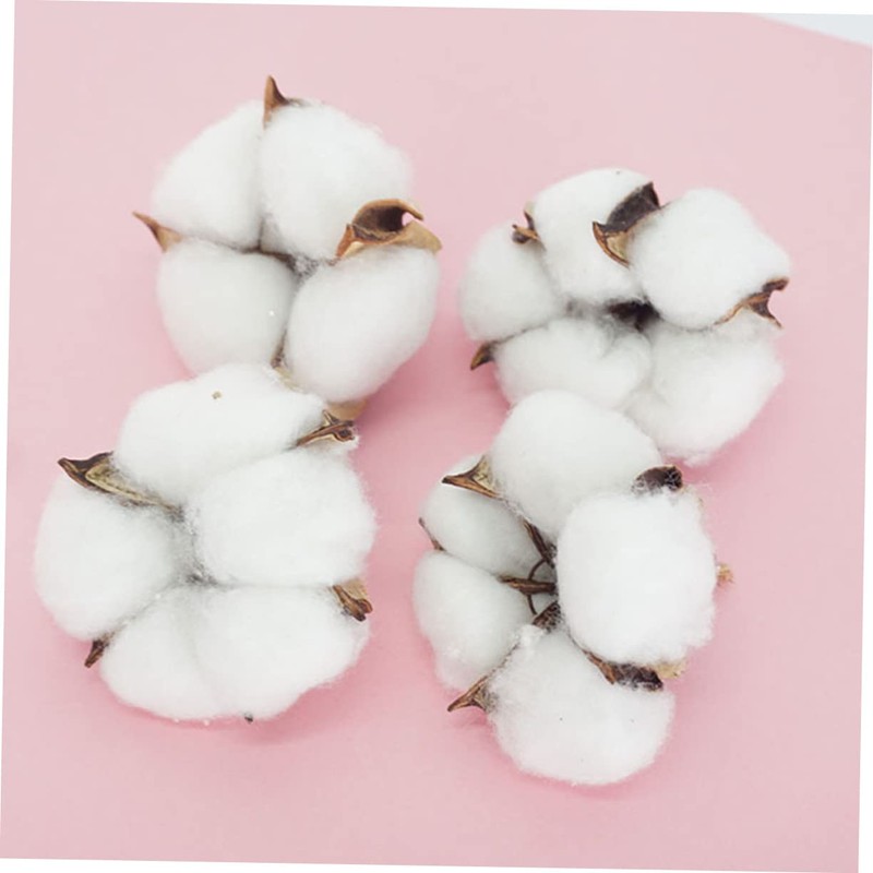 CIYODO Christmas Cotton Ball Props 10pcs Set Soft Cotton Balls