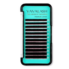 VAVALASH VAVALASH Eyelash Extensions 0.03-0.2 Thickness C CC D DD J B L M LD Curl 8-25mm,Lash Extension Tray,Soft Matte Premium Volume Classic Lash,Professional Lash Supplies for Lash Techs(0.05-M-8-14 Mix)