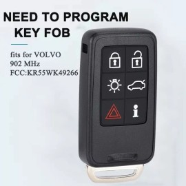 Unbranded for 2007-2016 Smart Key for Volvo S80 6 Buttons KR55WK49266 902 MHz Remote Fob