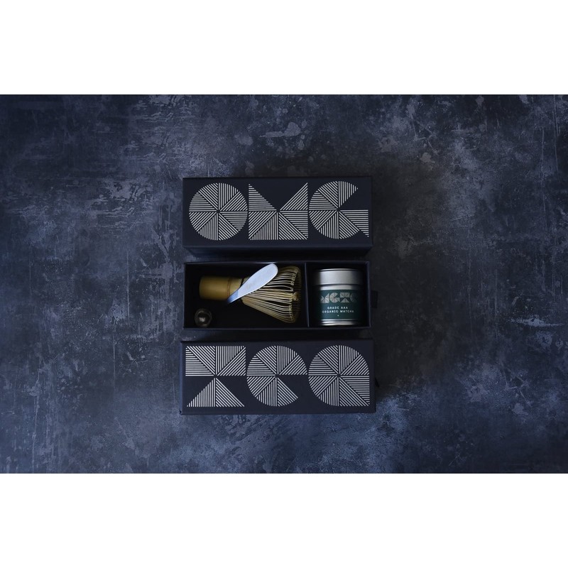 OMGTea Organic Matcha Green Tea Gift Set - Japanese AAA