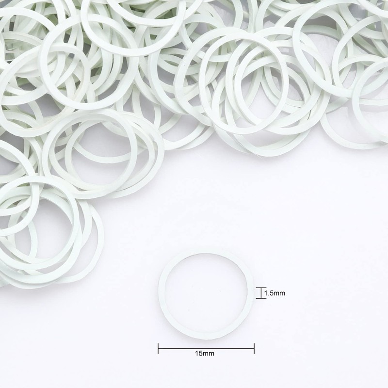 Small Rubber Bands for Hair Ties Elastics Mini Braids Ponytail