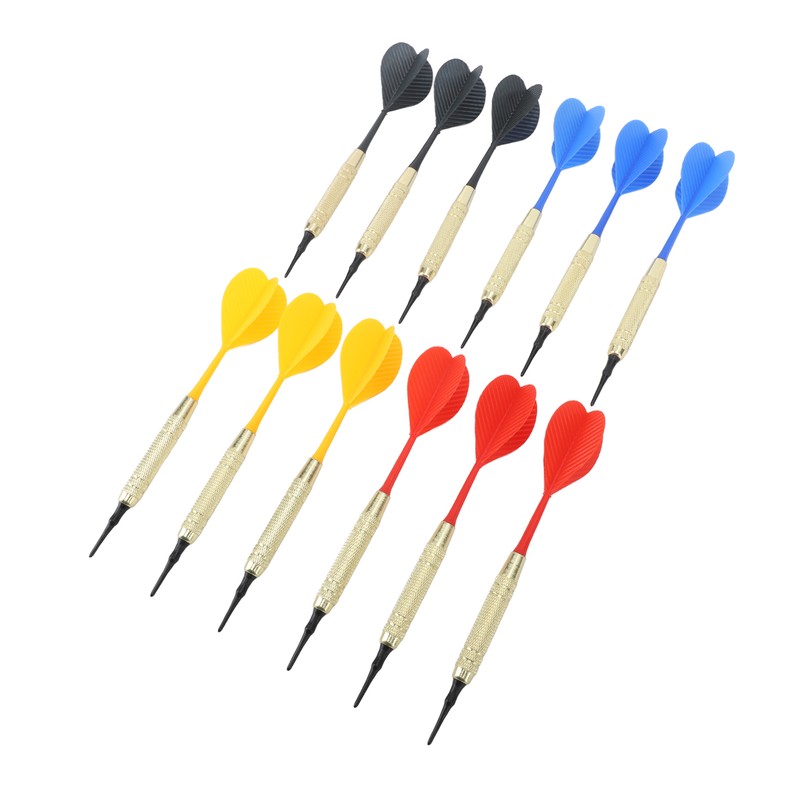 Darts Set Soft Tip Iron Shaft Anti Slip Pattern Sports