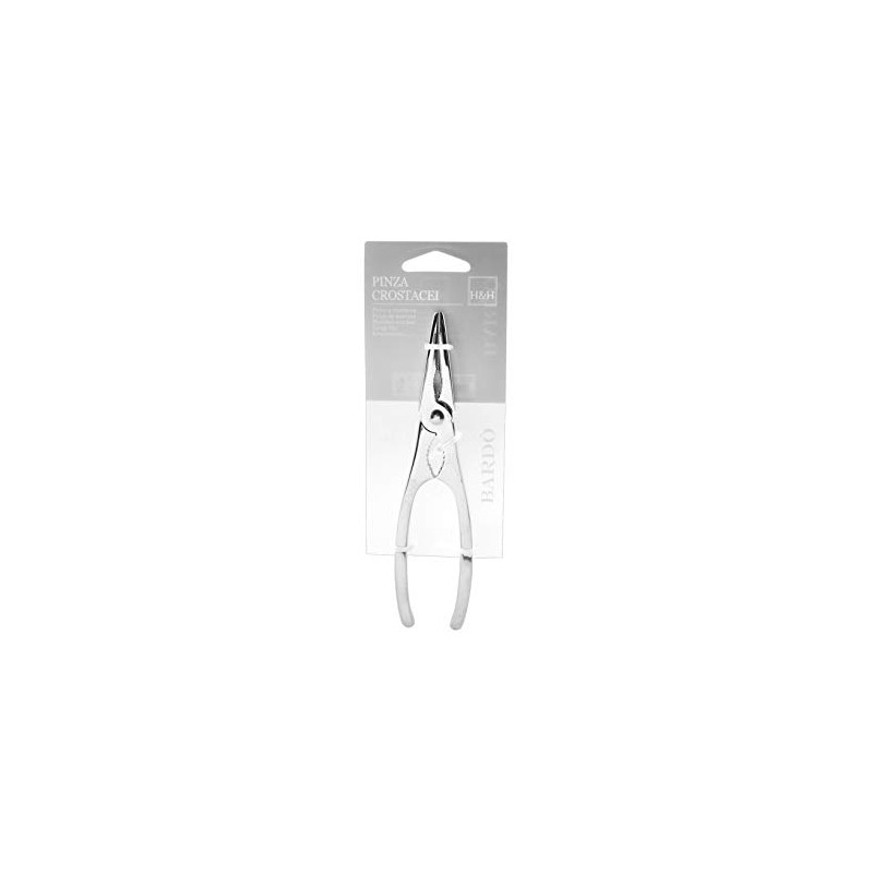 H&H Pinza per Crostacei, Legno, Acciaio, 24x2x9 cm