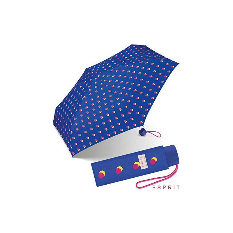 ESPRIT Petito Double Dot Pocket Umbrella, blue