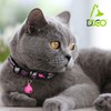 DOCO Reflective Adjustable Breakaway Nylon Cat Collar with Safety Buckle