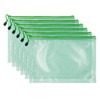 scicent Folders a4 6 Pcs Plastic Wallets A4 Zip Wallets