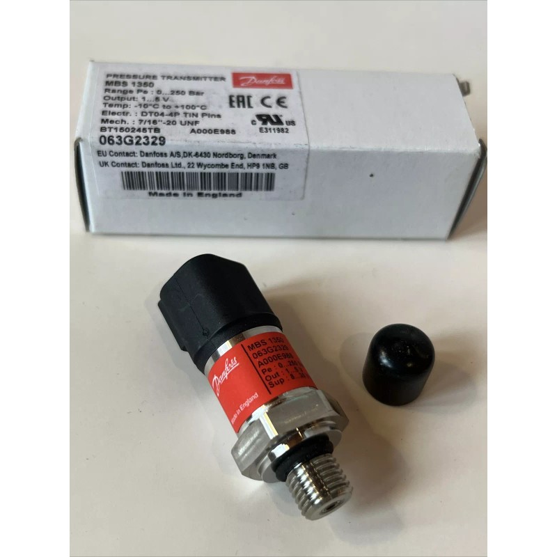 Danfoss MBS 1350 (063G2329) Pressure Transmitter, 0...250 Bar, Output 1…5