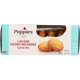 Poppies The Original Traditional Macaroons, Coconut, 6.7 Ounce