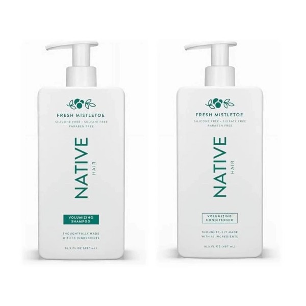 Native Fresh Mistletoe, Shampoo and Conditioner 16.5 oz Each Set