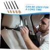 BIUDECO 5Pcs Round Head Small Brush for Automotive Cleaning Handle