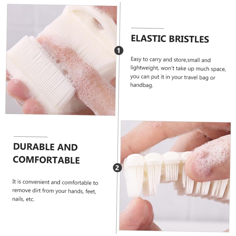 Ipetboom Nail Cleaning Brush Soft Bristles for Gentle Dust Removal