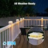 VOLISUN 4x4 Solar Post Cap Light 6pack,Solar Fence - Post