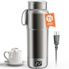 Pure Titanium Travel Kettle, 380ML Portable Electric Kettle, 12 Temp