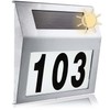 Solar House Number Light Illuminated House Number with LED Lighting