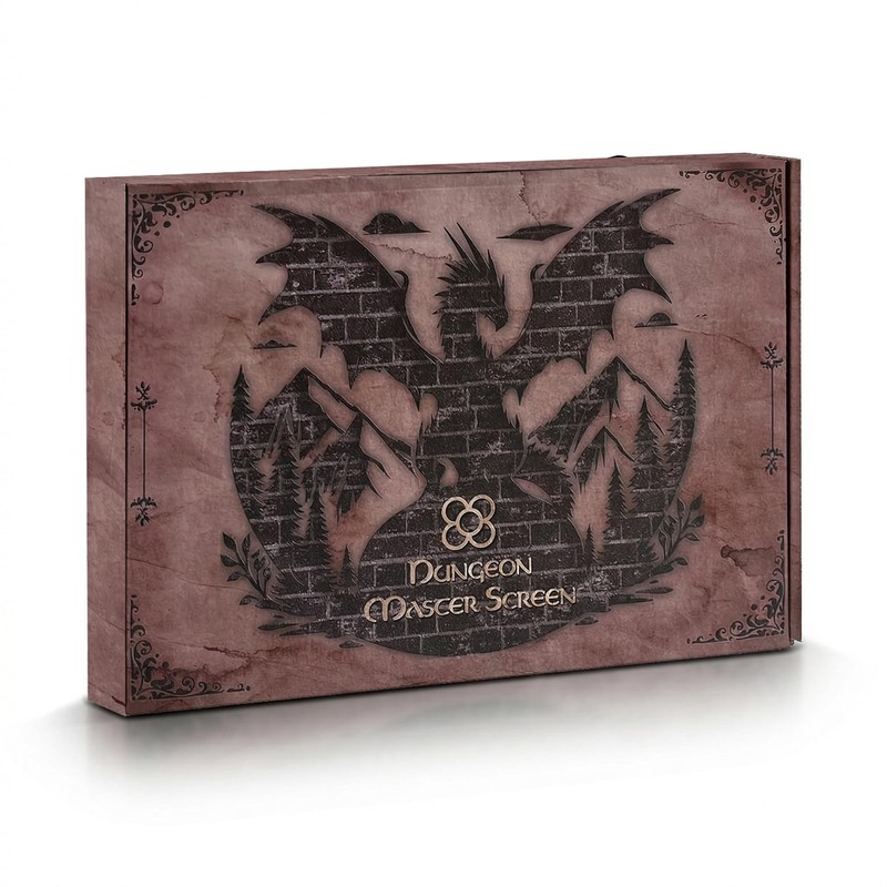 Schermo Dungeon Master con Vassoio per Dadi DOJA Hobbies, DM