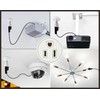 YinzPlus B22 Light Bulb Socket to 3-Prong US Nema Outlet