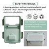Mairuker 2 Pack Large Flour Storage Container 50 lb Airtight