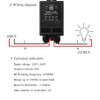 Waterproof Wireless Light Switch,AC110V-240V 40A Relay Switches | 4900ft RF