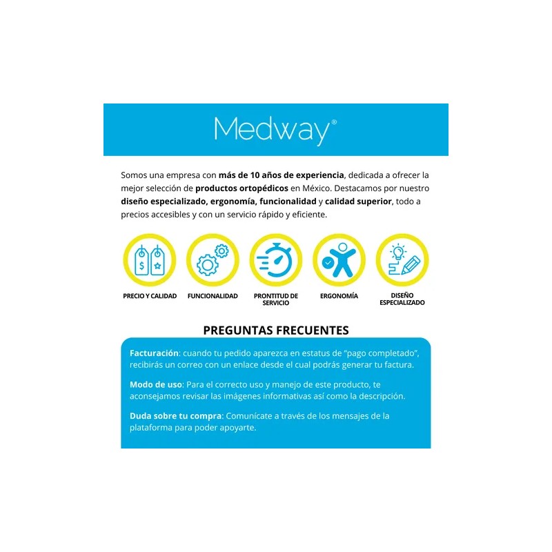 Medway | Rodillera Inmovilizadora Tri-panel