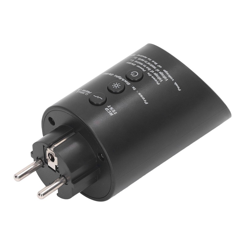 Outlet Tester Digital Display 3 Prong Electrical Receptacle Detector Socket