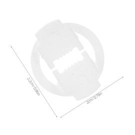 GANAZONO 100pcs Power Cable Holder Clips Weather-Resistant Clamps for Outdoor String Lights Easy Installation Stable Connection for Home and Garden Use