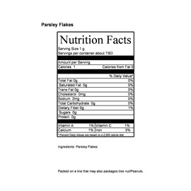 Dried Parsley Flakes by Its Delish – 2 lbs (32 Oz) Bulk – Long Term Food Storage - Dried and Chopped, Best for Seasoning & Garnishing