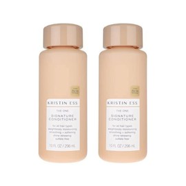 Kristin Ess Hair One Signature Conditioner for Dry Damaged Hair - Moisturizes, Smooths + Softens Hair, Sulfate Free, Color Safe + Keratin Safe, 10 fl oz (Pack of 2)