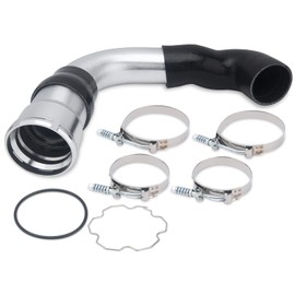Cold Side Intercooler Pipe Upgrade Kit for Ford 6.7L Powerstroke Diesel 2011-2016 F250 F350 F450，3.5 inch intercooler piping kit.