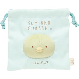 CA50602 Sumikko Gurashi Sumikko Love Series Fluffy Face Drawstring Penguin?