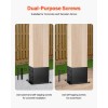 D0100X3RT42 Post Base Bracket 4x4 Inch Painted Steel Wood Fence