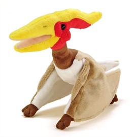 Carolata Pteranodon Plush Toy (Sitting Series, Length 11.0 x Width 3.5 x Height 7.5 inches (28 x 9 x 19 cm), Pre-Inspected 2 Degrees), Dinosaur Toy, Birthday Gift, Girls and Boys