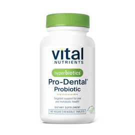 Hyperbiotics Hyperbiotics Vital Nutrients Pro Dental Probiotic | Clinically Studied BLIS K12 and M18 | Oral Probiotics for Bad Breath Treatment for Adults | Oral Health for Teeth and Gums | 90 Mint Tablets