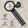 Drive Safe Keychain to Son Daughter from Mom Dad I