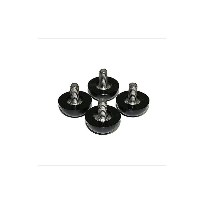 6mm x 1/2" Long Thread Stud Adjustable Glides for Patio