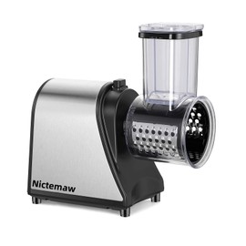Nictemaw Electric Cheese Grater 250W, Cheese Shredder, Professional Electric Slicer Shredder for Potatoes, Carrots, Veggies, Upgraded