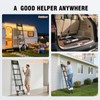 12.5FT Heavy-Duty Telescoping Ladder, 330lb Capacity Aluminum Extension Ladder with